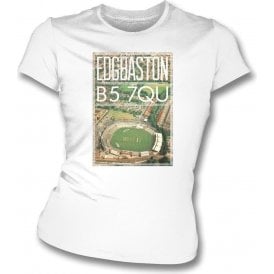 Edgbaston Stadium Aerial Photo (Warwickshire) Womens Slim Fit T-Shirt