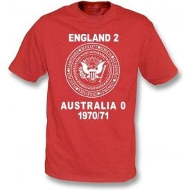 England 2 Australia 0 Ashes 1970/71 T-shirt