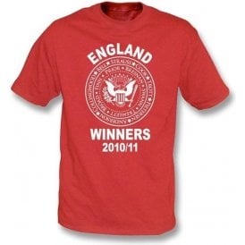 England Ashes Winners 2010/11 Children's (Ramones) T-shirt
