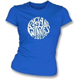 England Ashes Winners 2013 (Pretty Green Style) Women's Slimfit T-shirt
