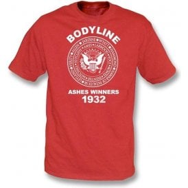 England Bodyline Ashes Winners 1932 Red T-Shirt
