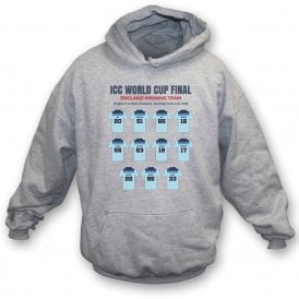 England Cricket World Cup Final 2019 Team Kids Hooded Sweatshirt