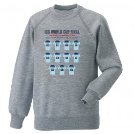 England Cricket World Cup Final 2019 Team Kids Sweatshirt