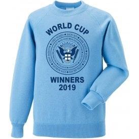 England Cricket World Cup Winners 2019 (Ramones Style) Kids Sweatshirt