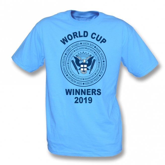 England Cricket World Cup Winners 2019 (Ramones Style) Organic T-Shirt