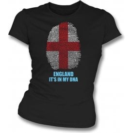 England - It's In My DNA Womens Slim Fit T-Shirt