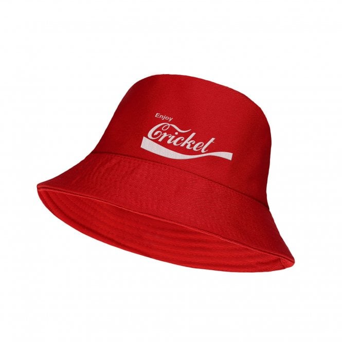 Enjoy Cricket Embroidered Bucket Hat