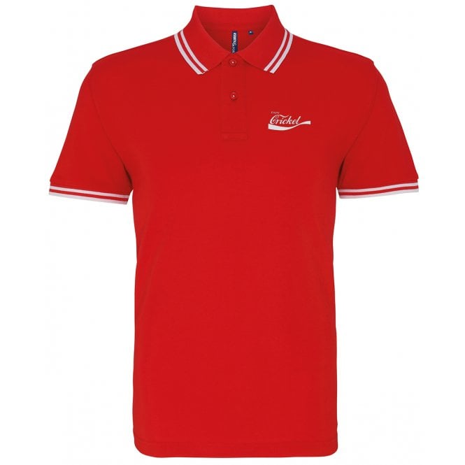 Enjoy Cricket Embroidered Left Breast Logo Polo Shirt