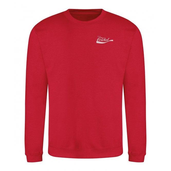 Enjoy Cricket Embroidered Left Breast Logo Sweatshirt