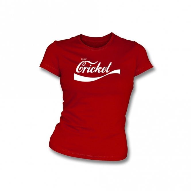 Enjoy Cricket Organic Womens Slim Fit T-Shirt
