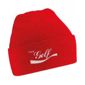 Enjoy Golf Embroidered Kids Beanie