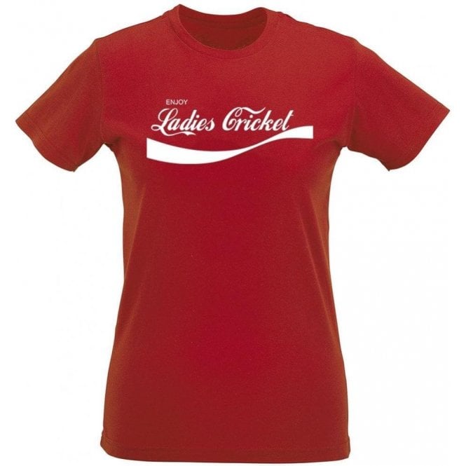 Enjoy Ladies Cricket Womens Slim Fit T-Shirt