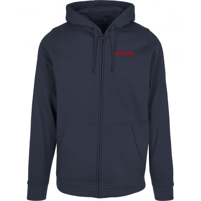 Essex Region Embroidered Left Breast Logo Zip Hooded Sweatshirt