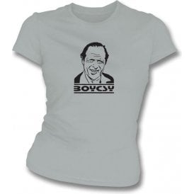 Geoff Boycott- Boycsy(Banksy Style) Ladies Slimfit T-shirt