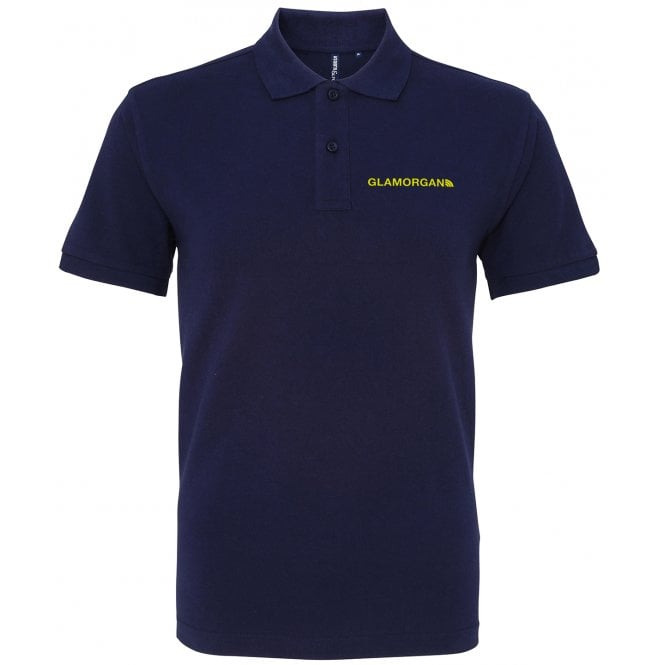 Glamorgan Region Embroidered Left Breast Logo Polo Shirt