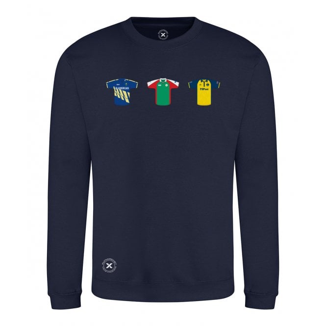Glamorgan Retro Cricket Kits (True Colours Collab) Organic Sweatshirt