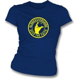 Gloucestershire Keep The Faith Women's Slimfit T-shirt