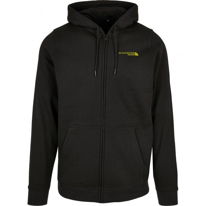Gloucestershire Region Embroidered Left Breast Logo Zip Hooded Sweatshirt