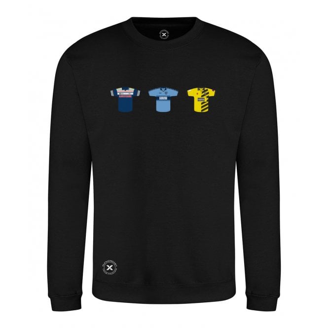 Gloucestershire Retro Cricket Kits (True Colours Collab) Organic Sweatshirt