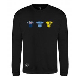 Gloucestershire Retro Cricket Kits (True Colours Collab) Organic Sweatshirt