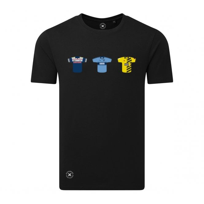 Gloucestershire Retro Cricket Kits (True Colours Collab) Organic T-Shirt