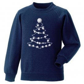 Golf Ball Christmas Tree Kids Christmas Jumper