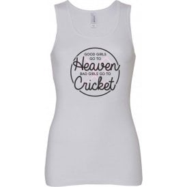 Good Girls Go To Heaven Womens Baby Rib Tank Top