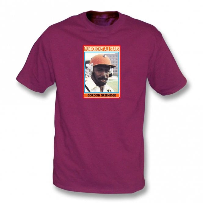 Gordon Greenidge Retro Sticker T-Shirt