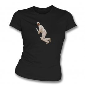 Graham Gooch (England Influenced) Art Print Organic Womens Slim Fit T-Shirt