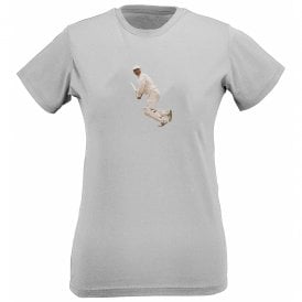 Graham Gooch (England Influenced) Art Print Womens Slim Fit T-Shirt