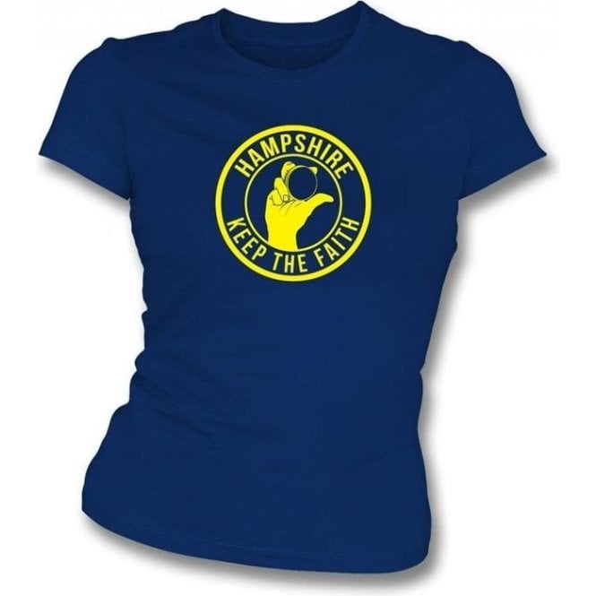 Hampshire Keep The Faith Women's Slimfit T-shirt