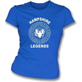 Hampshire Legends (Ramones Style) Womens Slim Fit T-Shirt