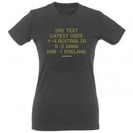 Headingley 1981 Scoreboard Womens Slim Fit T-Shirt