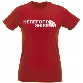 Herefordshire Region Womens Slim Fit T-Shirt
