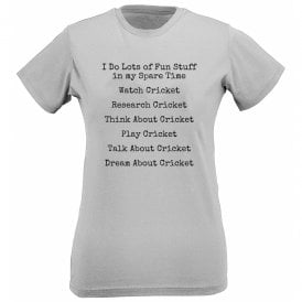 I Do Lots Of Fun Stuff Womens Slim Fit T-Shirt