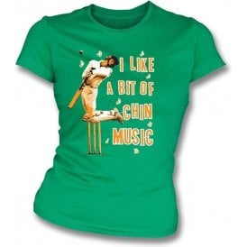 I Like a bit of Chin Music Womens Slim Fit T-Shirt