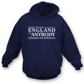 I Support Two Teams Hooded Sweatshirt