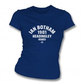 Ian Botham 1981 Headingley Ashes Womens Slim Fit T-Shirt