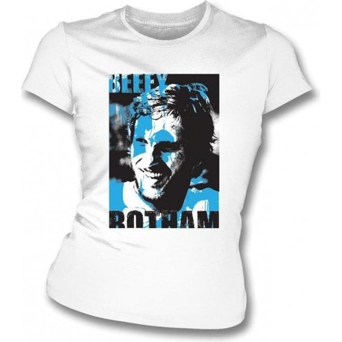 Ian Botham Collage Womens Slimfit T-Shirt