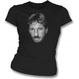 Ian Botham Large Face Womens Slim Fit T-Shirt
