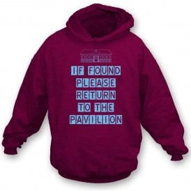 If Found Please Return To The Pavilion Hooded Sweatshirt