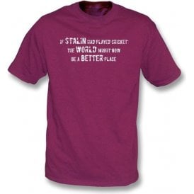 If Stalin had played cricket... T-shirt