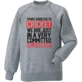 I'm Not Addicted To Cricket Sweatshirt