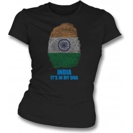 India - It's In My DNA Womens Slim Fit T-Shirt