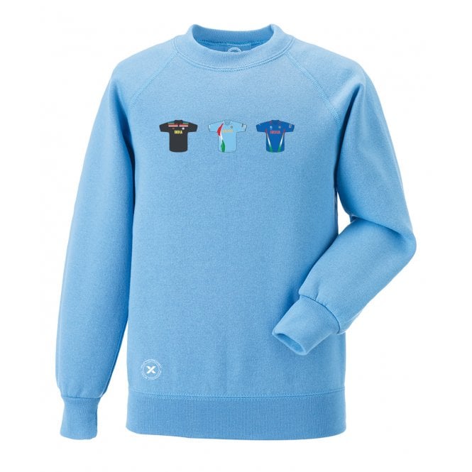 India Retro Cricket Kits (True Colours Collab) Organic Sweatshirt