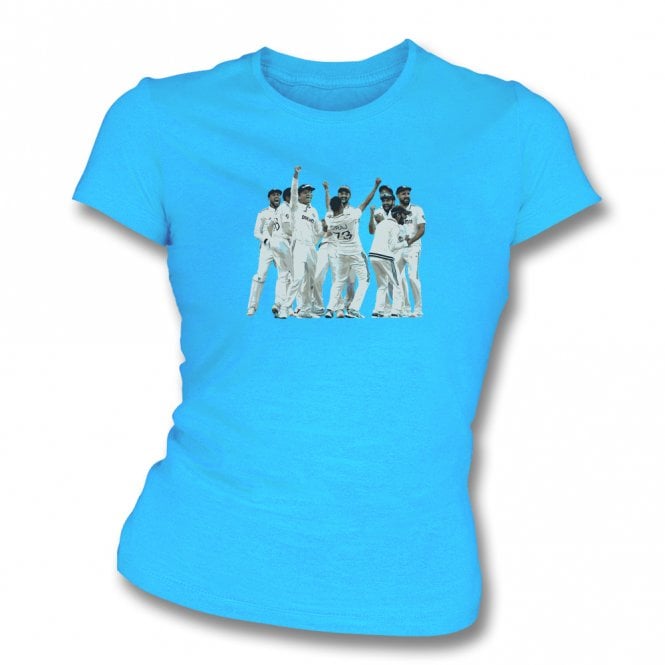 India Test Celebration 2025 (India Influenced) Art Print Womens Slim Fit T-Shirt