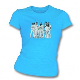 India Test Celebration 2025 (India Influenced) Art Print Womens Slim Fit T-Shirt