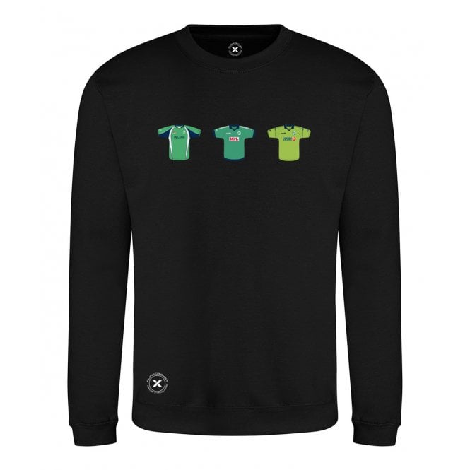 Ireland Retro Cricket Kits (True Colours Collab) Organic Sweatshirt