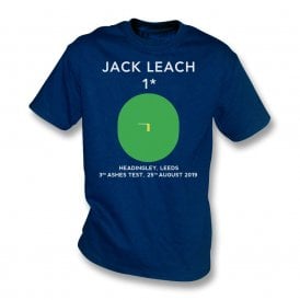 Jack Leach 1 Not Out (Headingley 2019) Organic T-Shirt