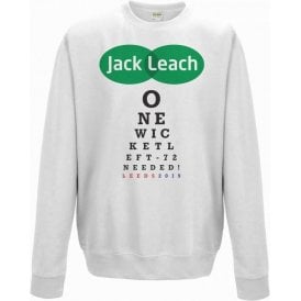 Jack Leach Eye Test Chart Sweatshirt